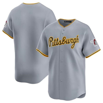 Pittsburgh Pirates Blank Gray MIKSHPS Away Limited Stitched Jersey