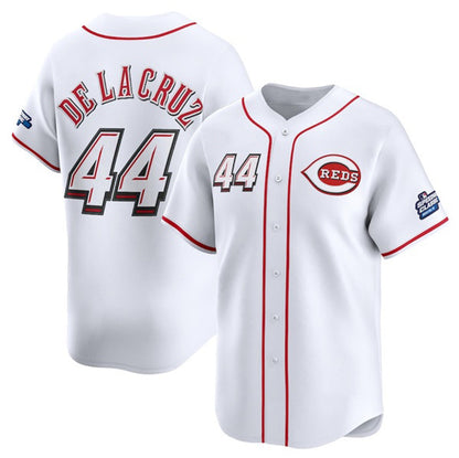 Cincinnati Reds #44 Elly De La Cruz White MIKSHPS 2025 Speedway Classic Home Limited Stitched Jersey
