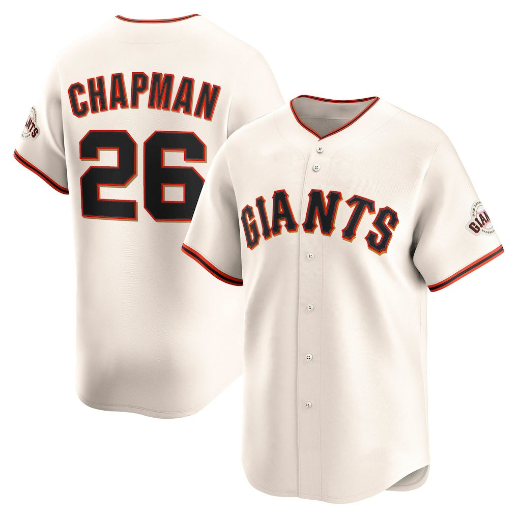San Francisco Giants #26 Matt Chapman Cream MIKSHPS Home Limited Player Jersey