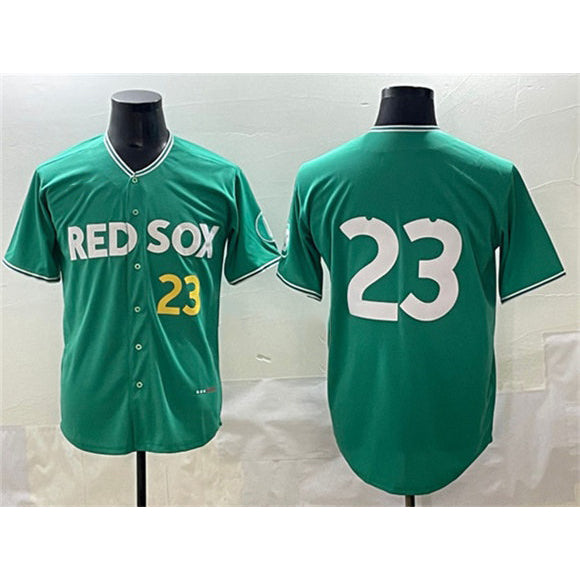 Boston Red Sox #23 Romy Gonz¨¢lez Green MIKSHPS 2025 City Connect Limited Stitched Jersey