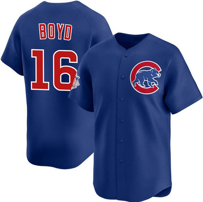 Chicago Cubs #16 Matthew Boyd Royal MIKSHPS Limited Stitched Jersey
