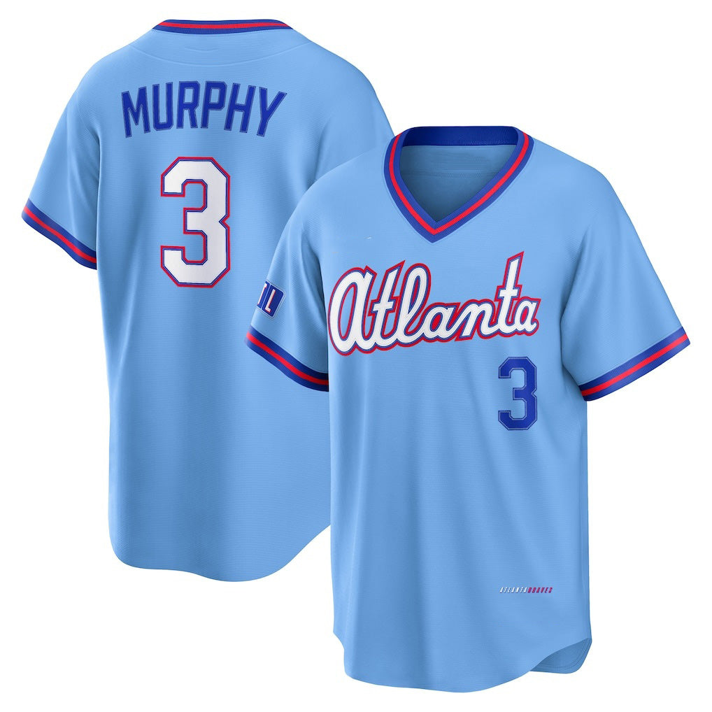 Atlanta Braves #3 Dale Murphy Powder Blue MIKSHPS 2026 City Connect Stadium Jersey