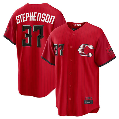 Cincinnati Reds #37 Tyler Stephenson Player Red MIKSHPS 2026 City Connect Home Game Stitched Jerseys