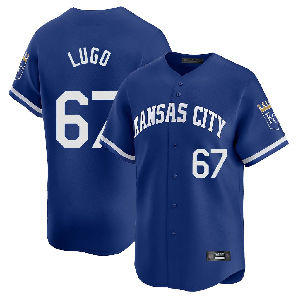 Kansas City Royals #67 Seth Lugo Player Royal MIKSHPS Limited Home Stitched Jerseys