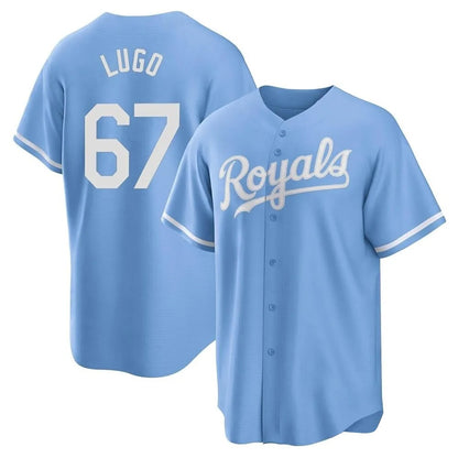 Kansas City Royals #67 Seth Lugo Player Light Blue MIKSHPS Home Game Stitched Jerseys