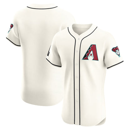Arizona Diamondbacks White MIKSHPS Home Elite Patch Jersey