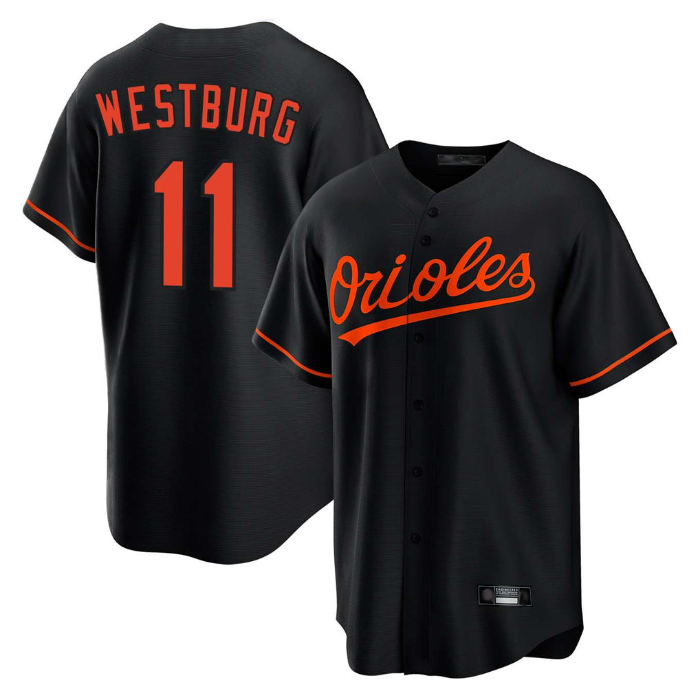 Baltimore Orioles #11 Jordan Westburg Player Black MIKSHPS Home Game Stitched Jerseys