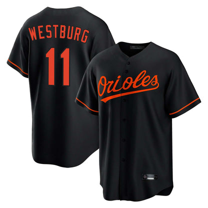 Baltimore Orioles #11 Jordan Westburg Player Black MIKSHPS Home Game Stitched Jerseys