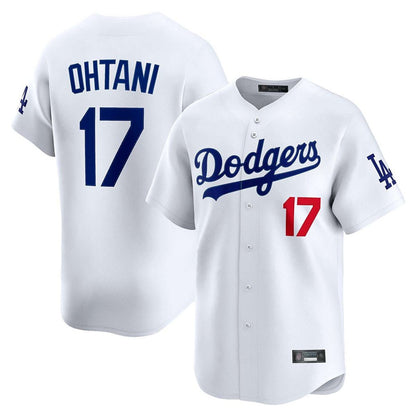 Los Angeles Dodgers #17 Shohei Ohtani Player White MIKSHPS Limited Home Stitched Jerseys