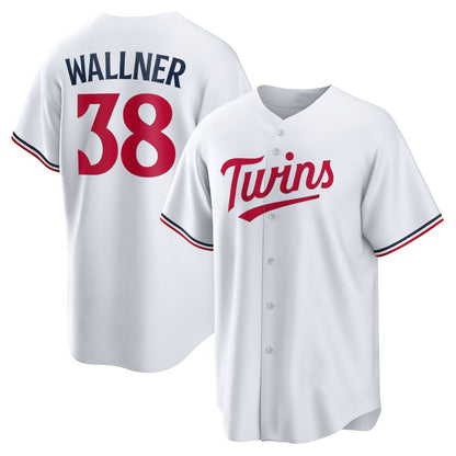 Minnesota Twins #38 Matt Wallner White MIKSHPS Home Replica Jersey