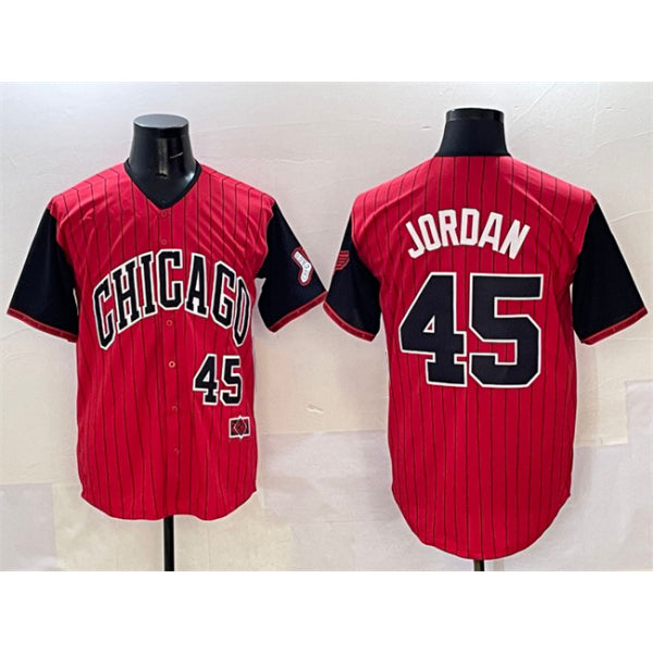 Chicago White Sox #45 Michael Jordan Red Black MIKSHPS 2025 City Connect Limited Stitched Jersey
