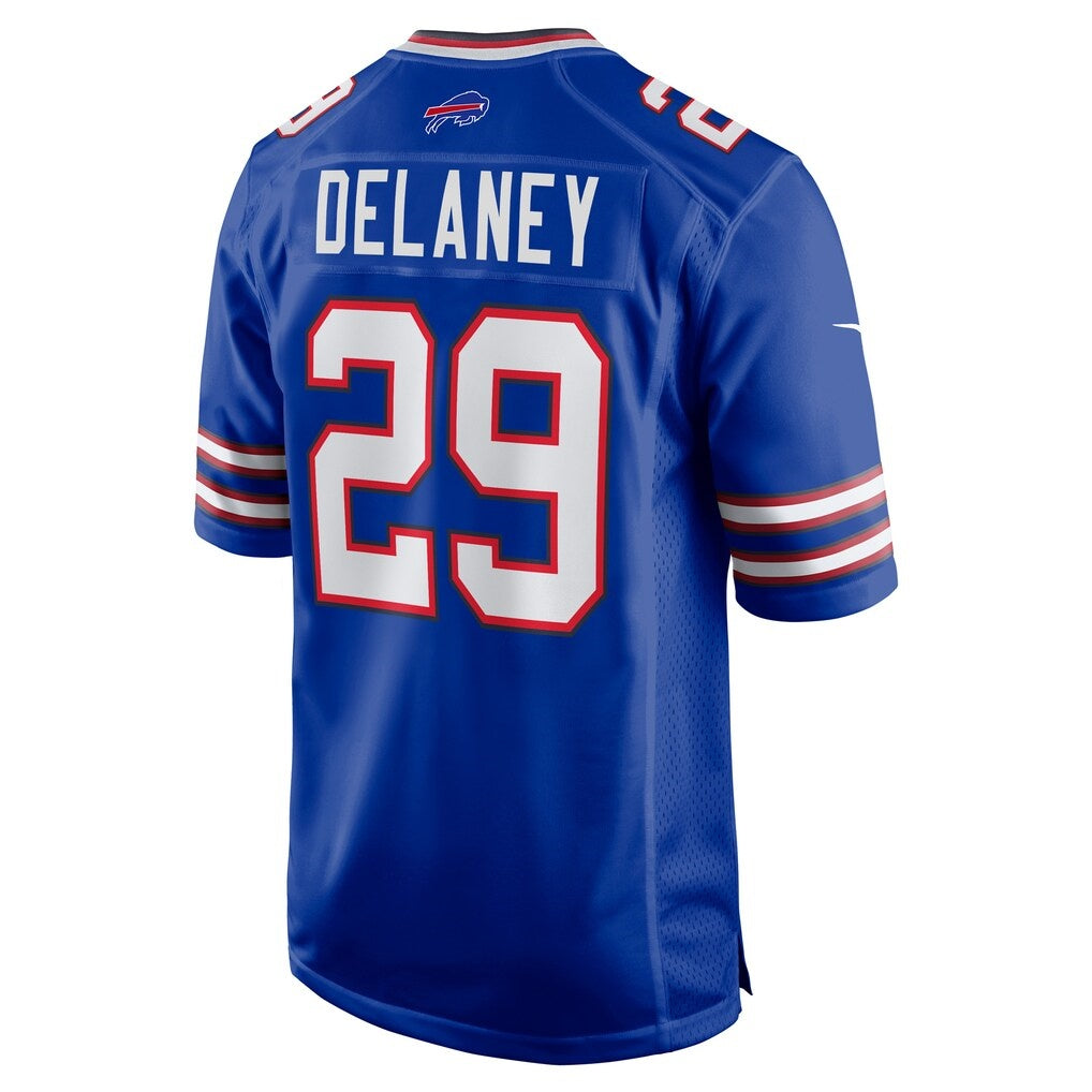 B.Bills #29 Dee Delaney Royal MIKSHPS Game Jersey