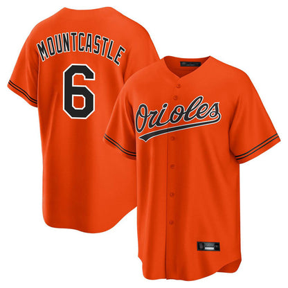 Baltimore Orioles #6 Ryan Mountcastle Player Orange MIKSHPS Home Game Stitched Jerseys