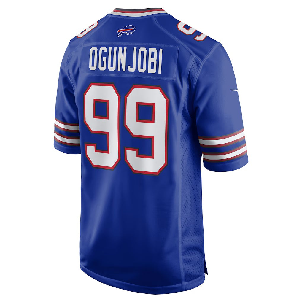 B.Bills #99 Larry Ogunjobi Royal MIKSHPS Team Game Jersey