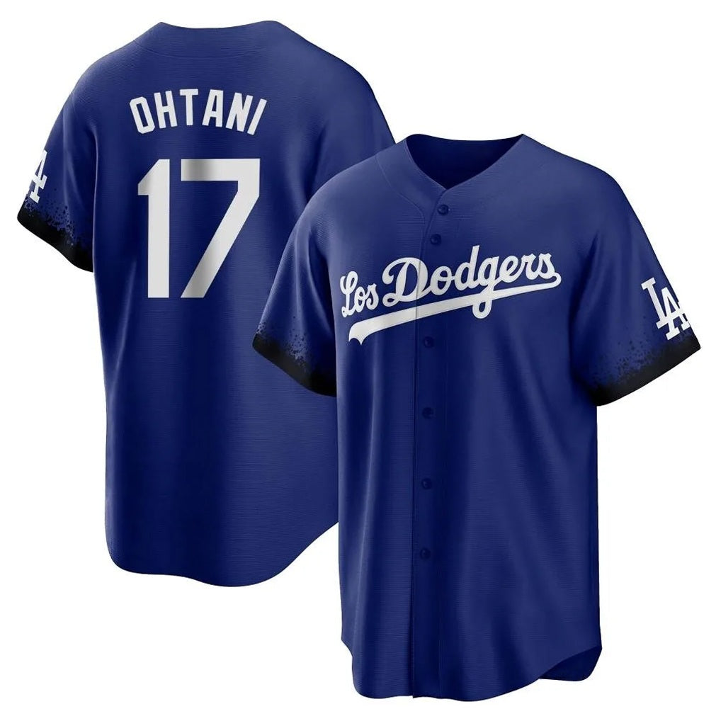 Los Angeles Dodgers #17 Shohei Ohtani Player Royal MIKSHPS City Connect Home Game Stitched Jerseys