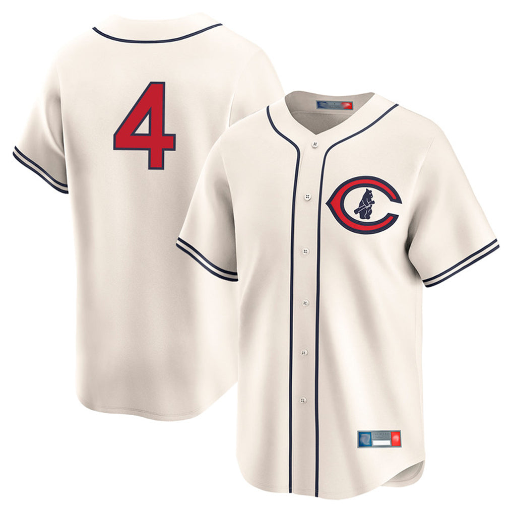Chicago Cubs #4 Pete Crow-Armstrong Player Cream MIKSHPS Field of Dreams Limited Home Game Stitched Jerseys