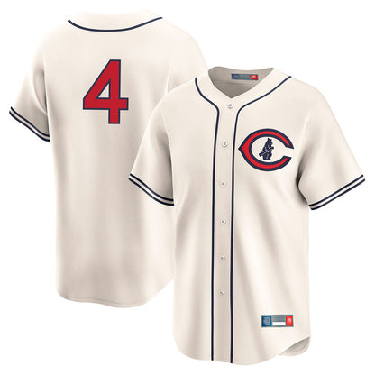 Chicago Cubs #4 Pete Crow-Armstrong Player Cream MIKSHPS Field of Dreams Limited Home Game Stitched Jerseys