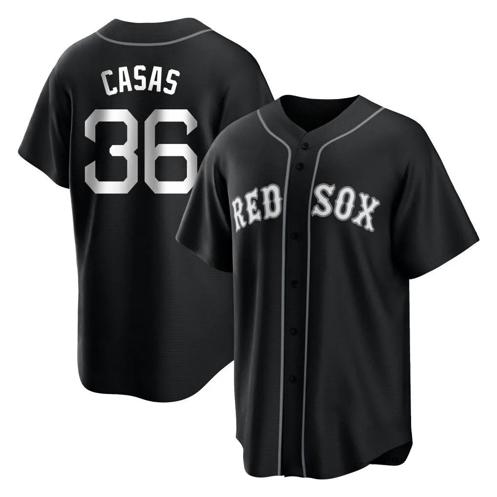 Boston Red Sox #36 Triston Casas Player Black MIKSHPS Home Game Stitched Jerseys