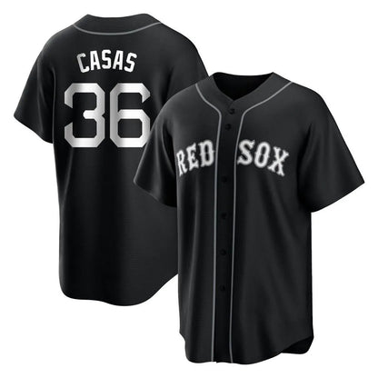 Boston Red Sox #36 Triston Casas Player Black MIKSHPS Home Game Stitched Jerseys