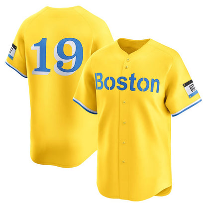 Boston Red Sox #19 Roman Anthony Gold MIKSHPS City Connect Limited Jersey