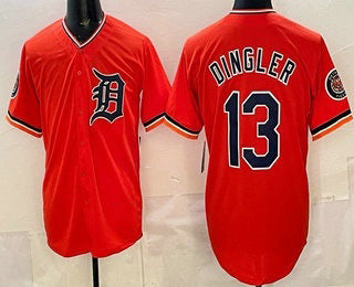Detroit Tigers #13 Dillon Dingler Orange MIKSHPS Limited Jersey