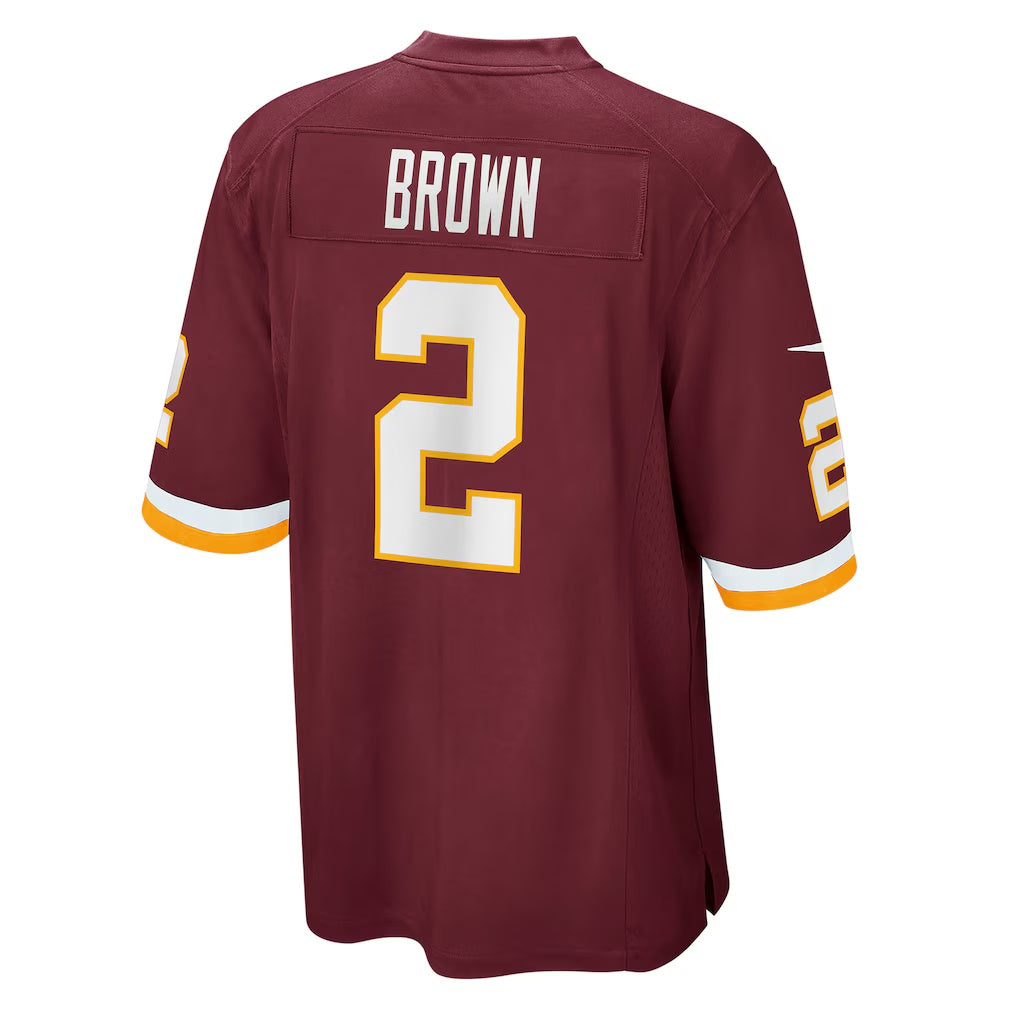 W.Football Team #2 Dyami Brown Burgundy MIKSHPS Game Jersey