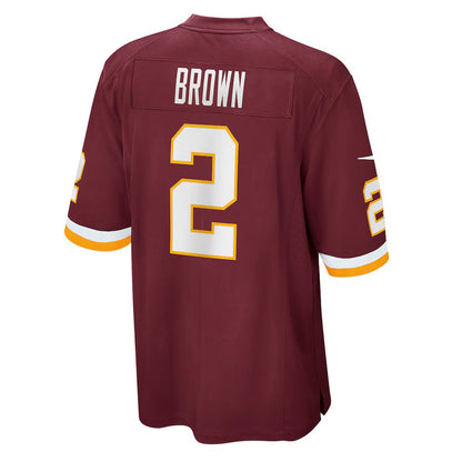 W.Football Team #2 Dyami Brown Burgundy MIKSHPS Game Jersey