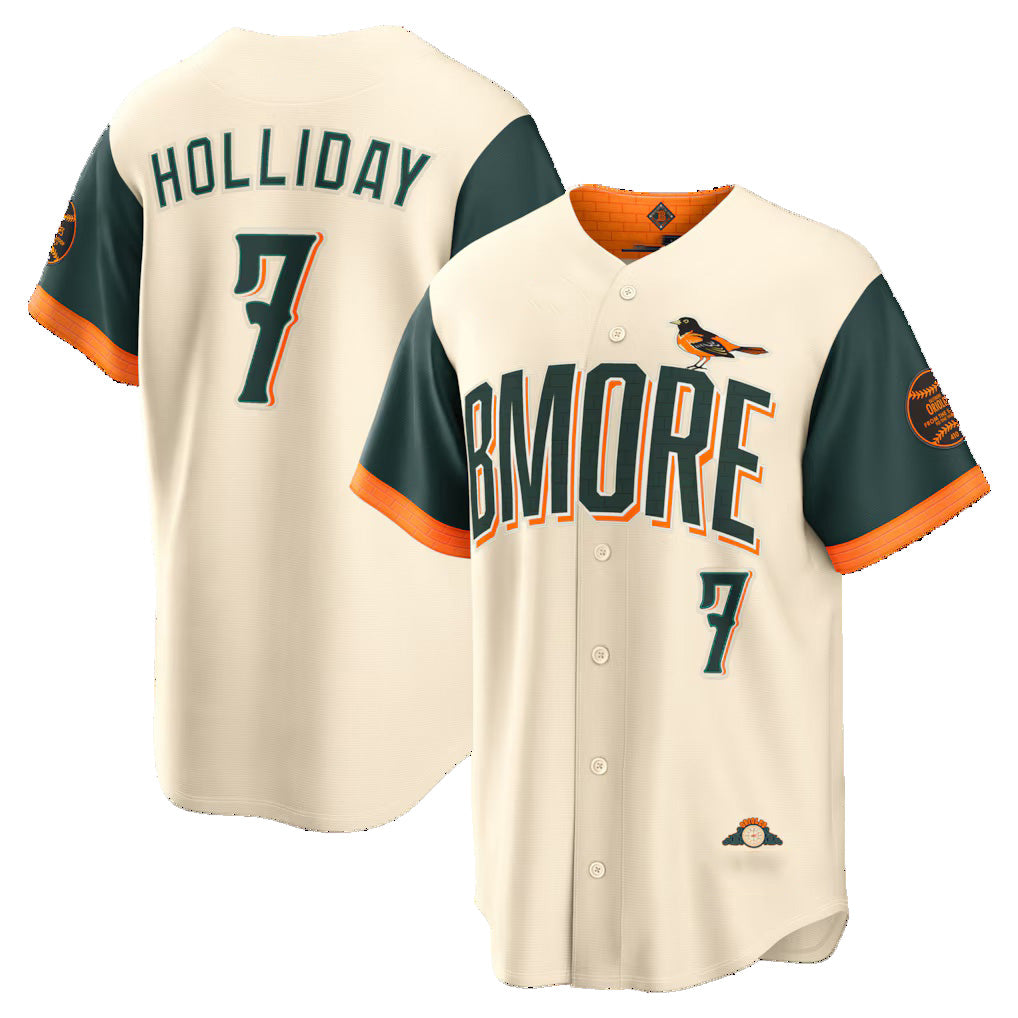 Baltimore Orioles #7 Jackson Holliday Natural MIKSHPS 2026 City Connect Stadium Jersey