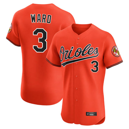 Baltimore Orioles #3 Taylor Ward Player Orange MIKSHPS Limited Elite Home Game Stitched Jerseys