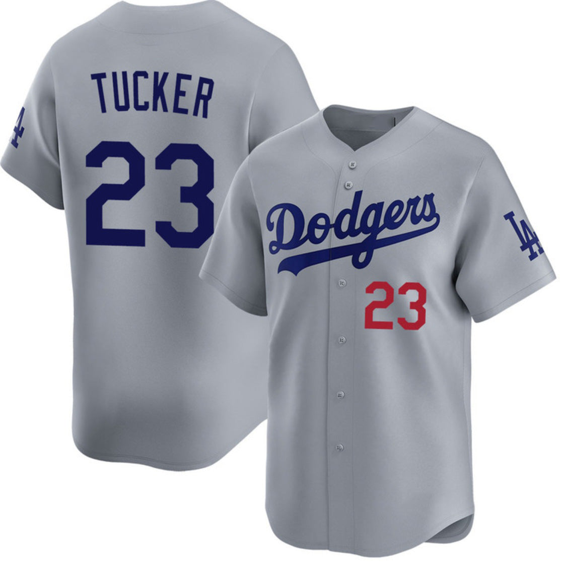 Los Angeles Dodgers #23 Kyle Tucker Gray MIKSHPS 2026 Limited Stitched Jersey