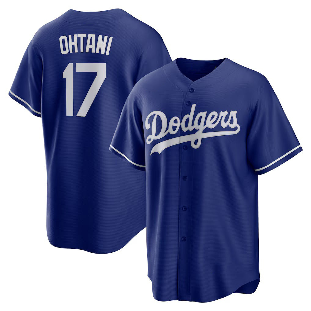 Los Angeles Dodgers #17 Shohei Ohtani Royal MIKSHPS Alternate 2 Replica Jersey