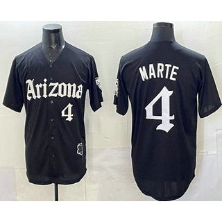 Arizona Diamondbacks #4 Ketel Marte Black MIKSHPS Vapor Premier Limited Stitched Jersey
