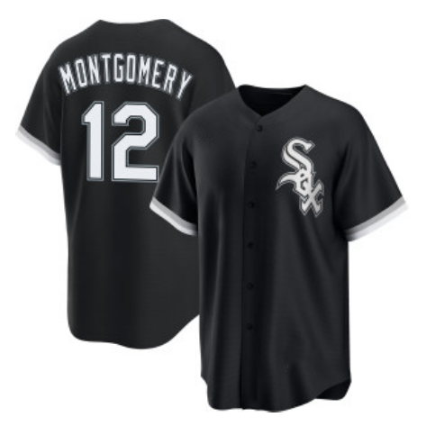 Chicago White Sox #12 Colson Montgomery Black MIKSHPS Cool Base Stitched Jersey