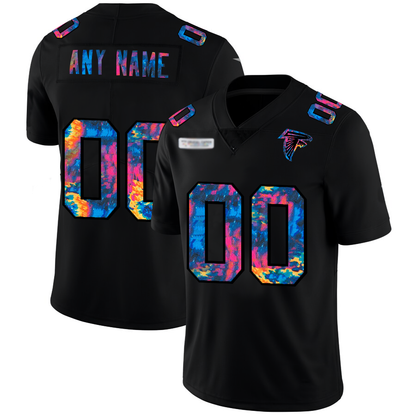Custom A.Falcons Multi-Color Black MIKSHPS 2020 Crucial Catch Vapor Untouchable Limited Jersey