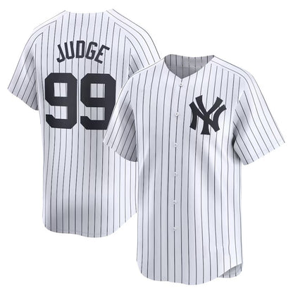 New York Yankees #99 Aaron Judge White MIKSHPS Home Limited Player Jerseys