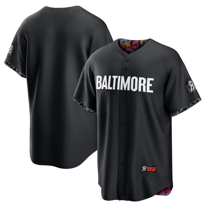 Baltimore Orioles Black MIKSHPS City Connect Replica Jersey