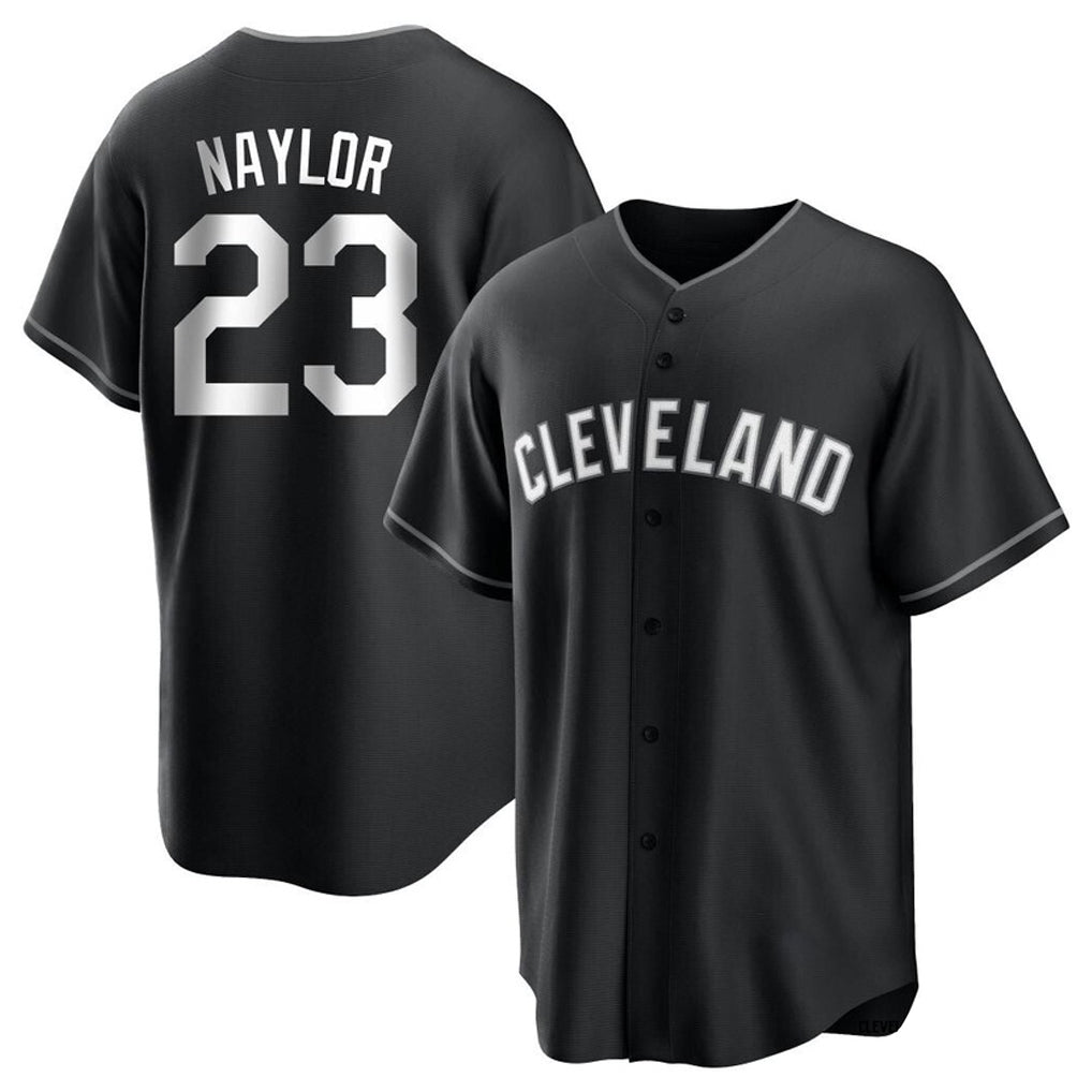 Cleveland Guardians #23 Bo Naylor Player Black MIKSHPS Home Game Stitched Jerseys