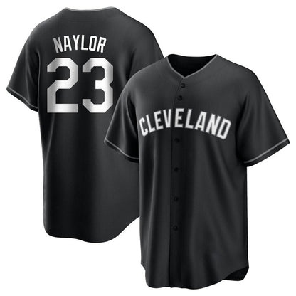 Cleveland Guardians #23 Bo Naylor Player Black MIKSHPS Home Game Stitched Jerseys