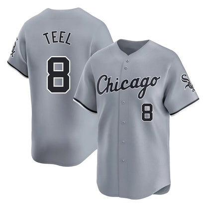 Chicago White Sox #8 Kyle Teel Player Gray MIKSHPS Road Limited Home Stitched Jerseys