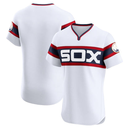 Chicago White Sox White MIKSHPS Alternate Vapor Premier Elite Patch Jersey