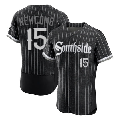 Chicago White Sox #15 Sean Newcomb Player Black MIKSHPS City Connect Limited Elite Home Stitched Jerseys
