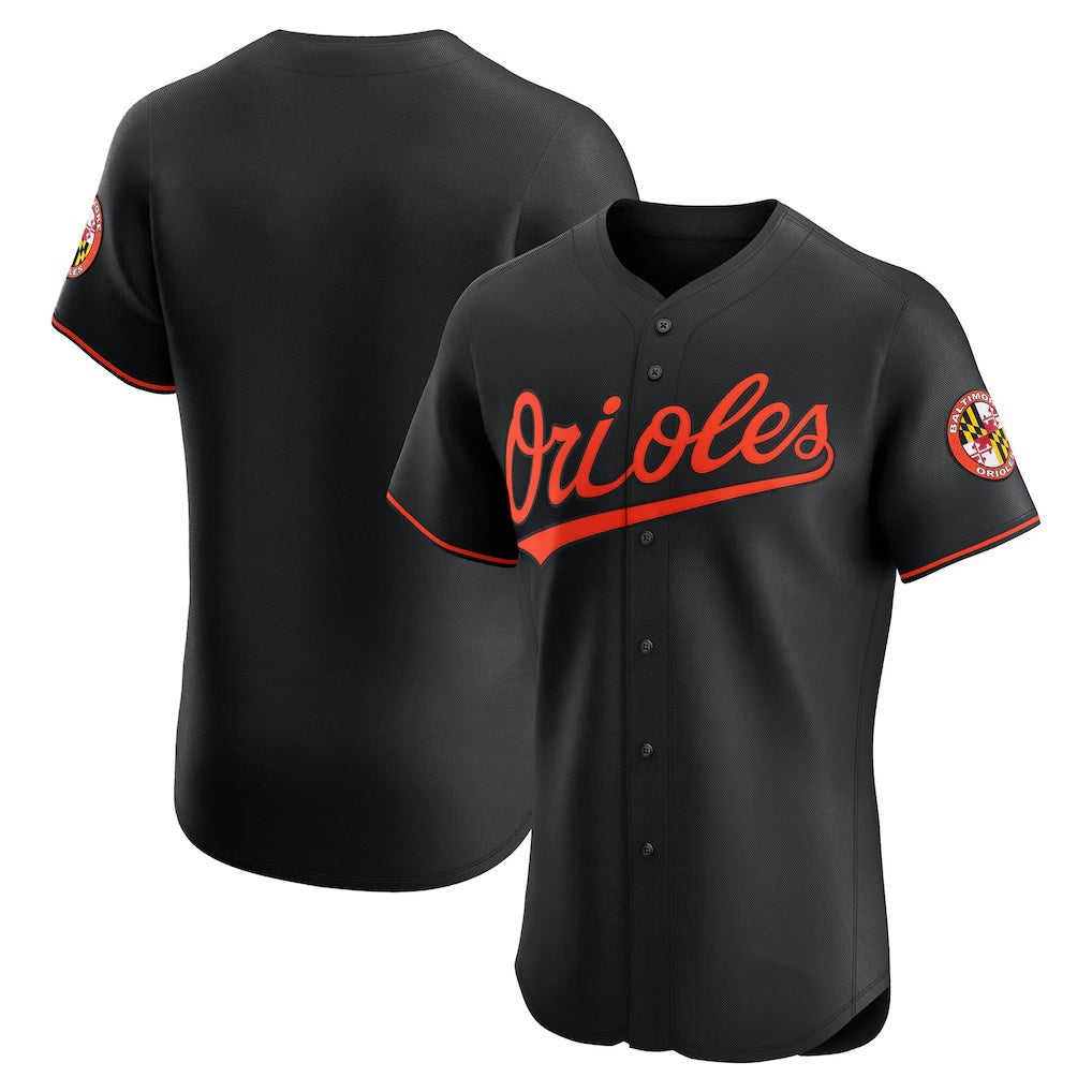 Baltimore Orioles Black MIKSHPS Alternate Elite Jersey