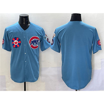 Chicago Cubs Blank Blue MIKSHPS 2025 Tokyo Series 2nd Alternate Limited Stitched Jersey