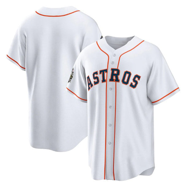 Houston Astros Blank White MIKSHPS 2022 World Series Home Stitched Jersey