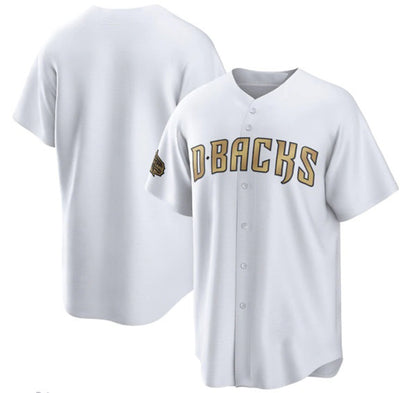 Arizona Diamondbacks Blank White MIKSHPS 2022 All-Star Cool Base Stitched Jersey