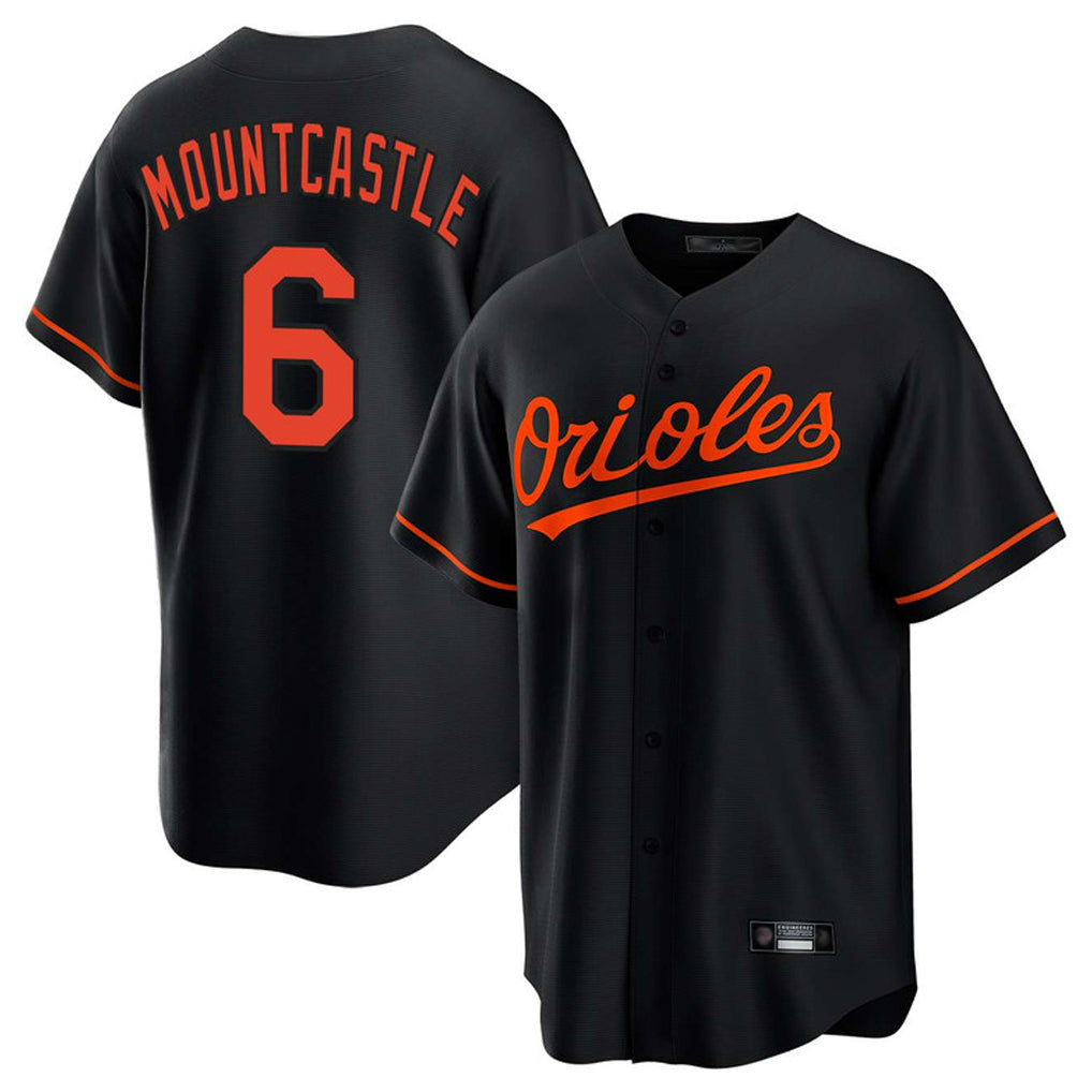Baltimore Orioles #6 Ryan Mountcastle Player Black MIKSHPS Home Game Stitched Jerseys