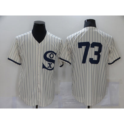 Chicago White Sox #73 Yermin Mercedes 2021 Cream MIKSHPS Field of Dreams Cool Base Stitched Jersey