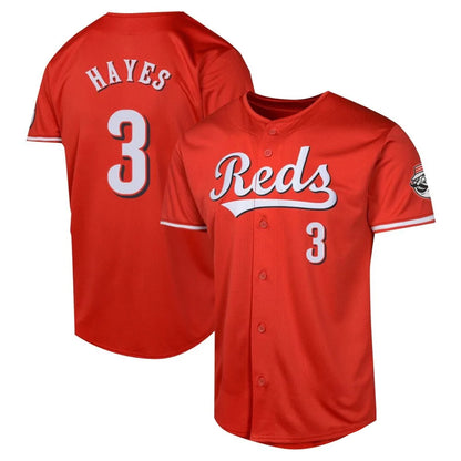 Cincinnati Reds #3 Ke'Bryan Hayes Player Red MIKSHPS 2026 City Connect Limited Home Stitched Jerseys