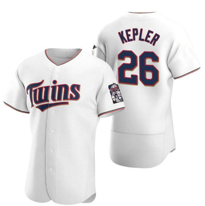 Minnesota Twins #26 Max Kepler White MIKSHPS Flex Base Stitched Jersey