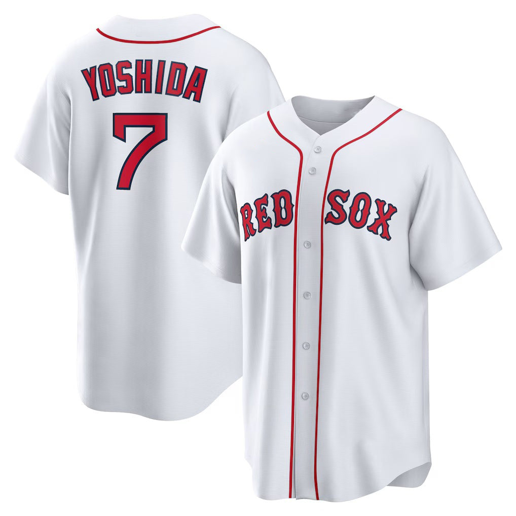 Boston Red Sox #7 Masataka Yoshida White MIKSHPS Replica Player Jersey